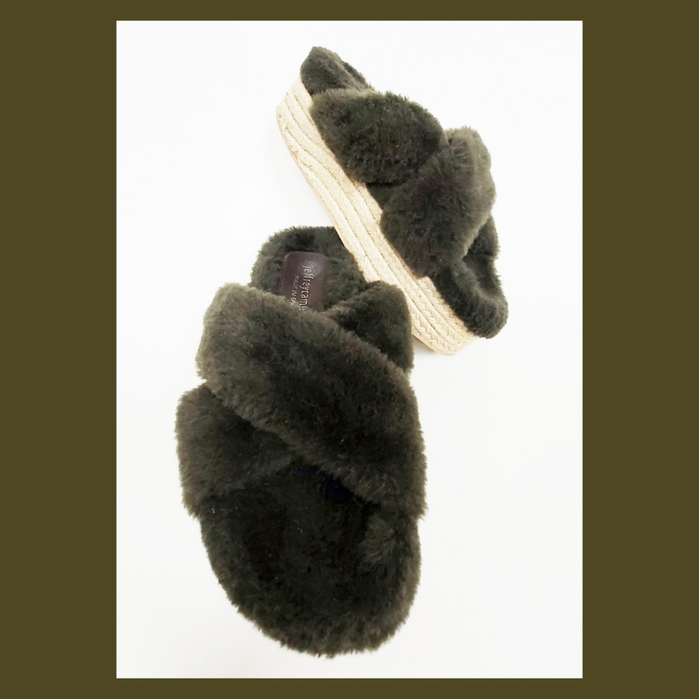 Jeffrey Campbell furry espadrilles - Picture 2 of 8